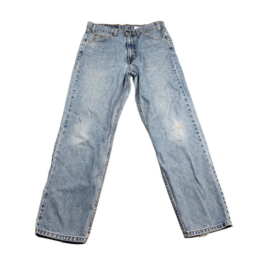 Vintage Levis 550 Orange Tab Relaxed Fit Light Wash Jeans 32x30 40550-0213 Mens